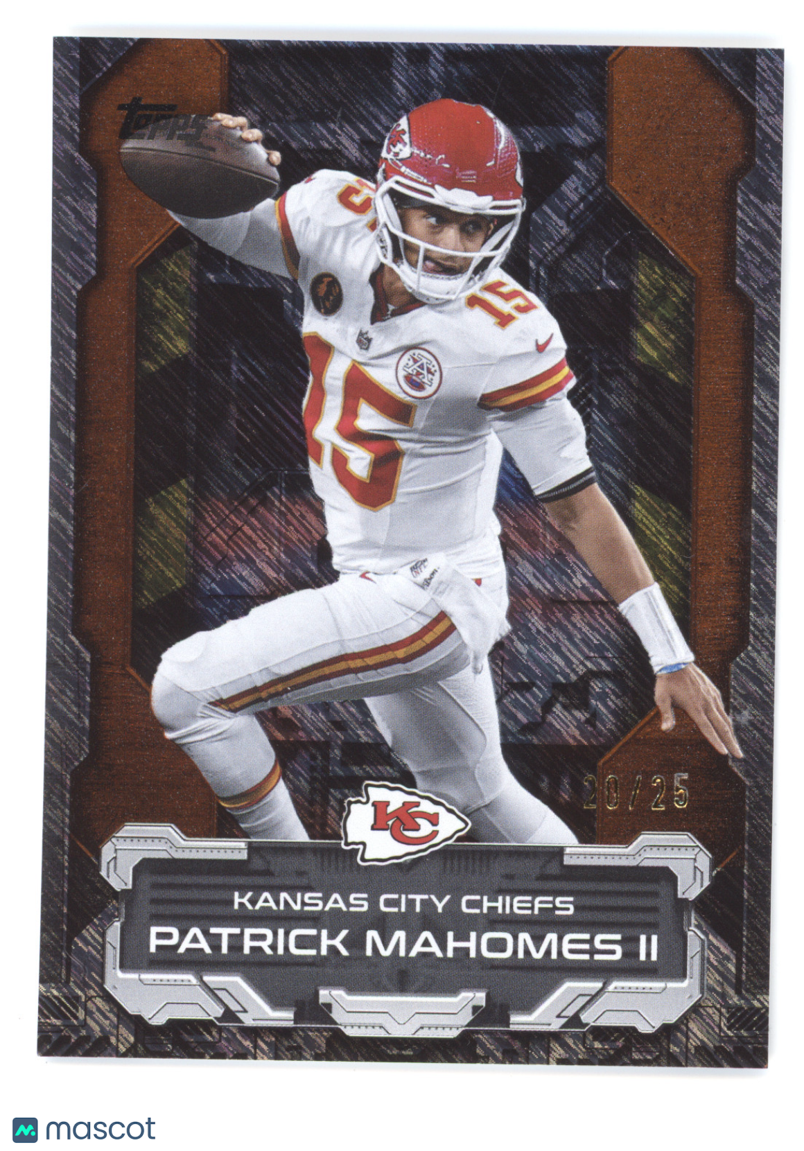 2026 Topps Touchdown Machines Patrick Mahomes II #TM-37 Orange 20/25