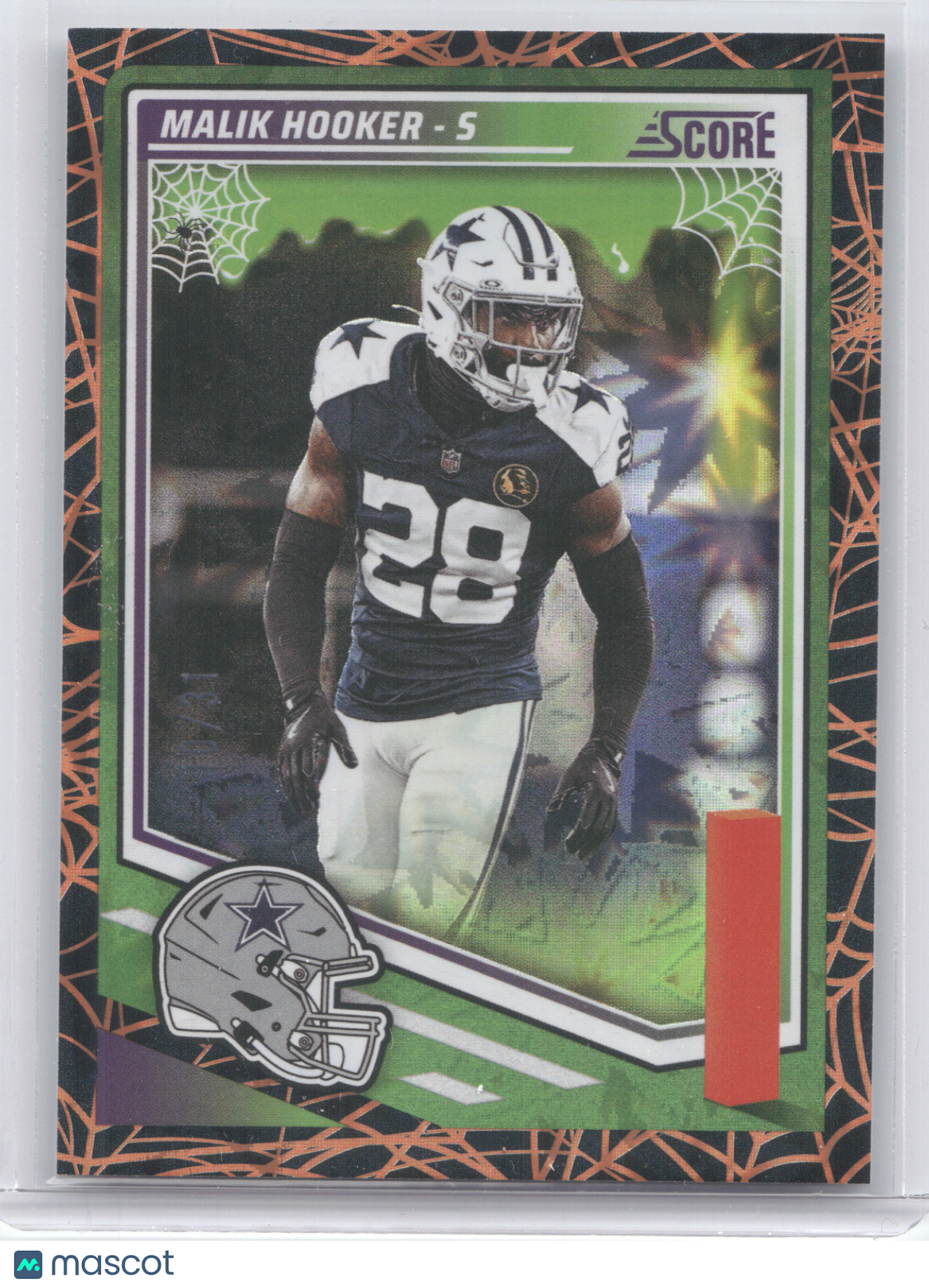2025 Panini Score-a-Treat Malik Hooker #95 Webs 10/31