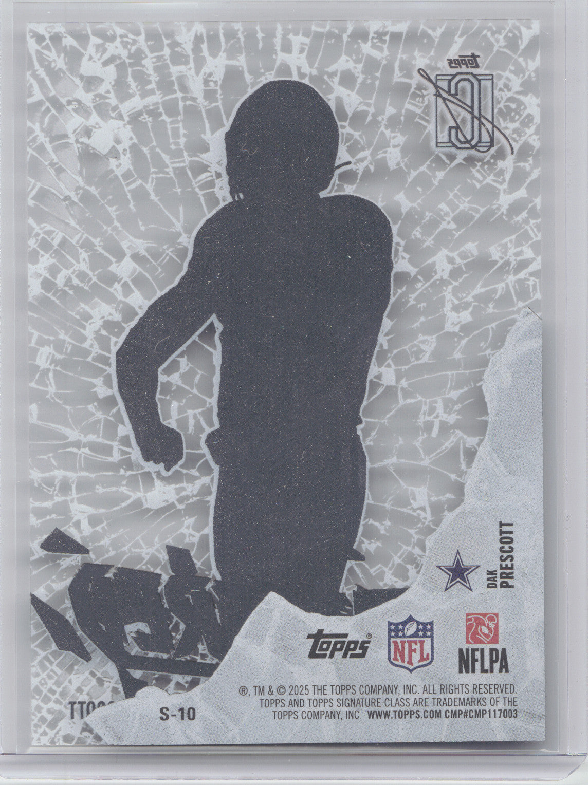 2025 Topps Signature Class Dak Prescott #S-10 Shattered