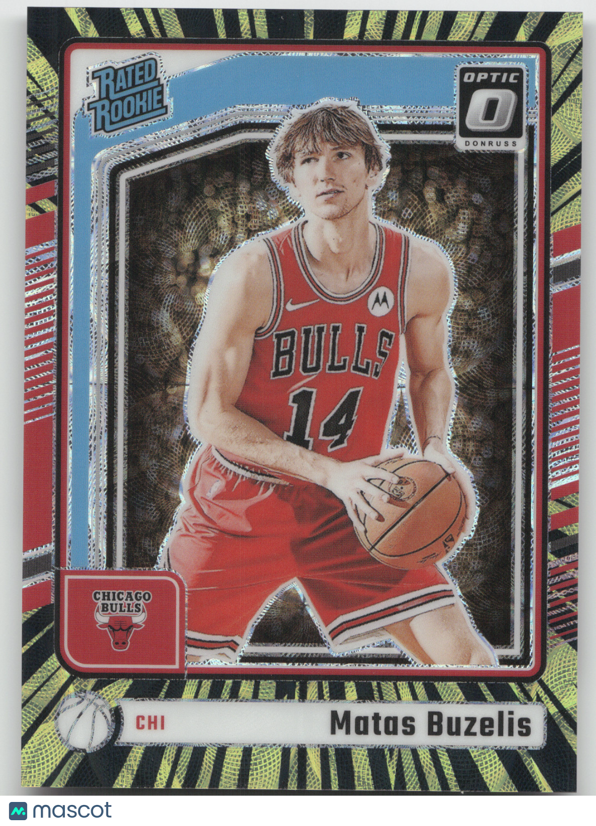 2024 Donruss Optic Matas Buzelis #271 Electricity International 10/75