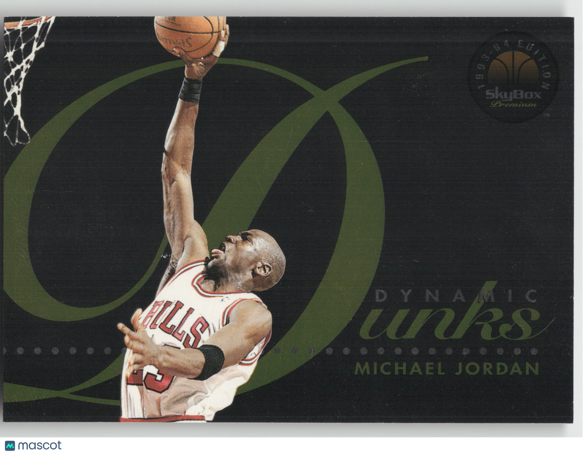 1993 SkyBox Premium Dynamic Dunks Michael Jordan #D4