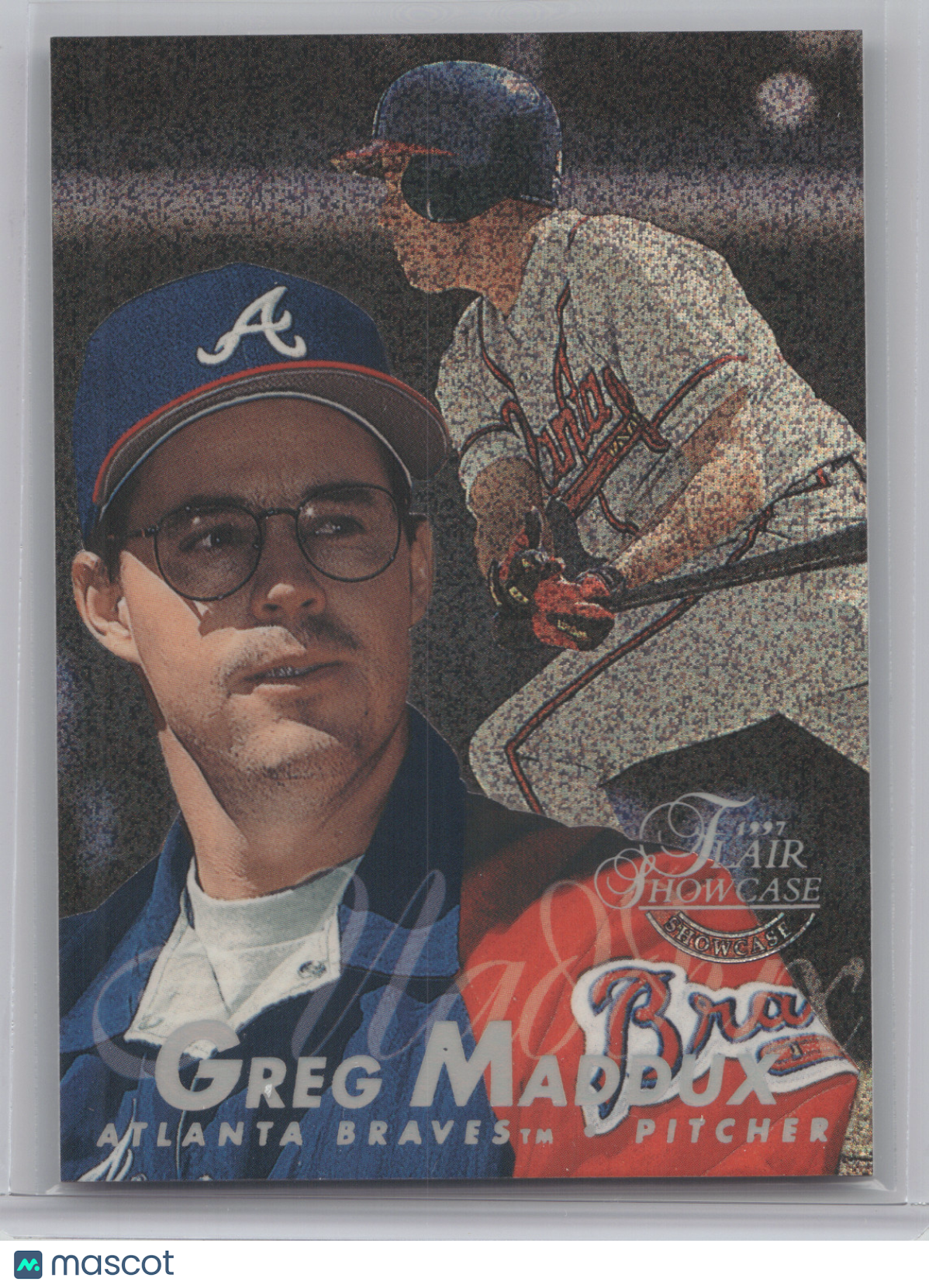 1997 Flair Showcase Greg Maddux #44 Row 0