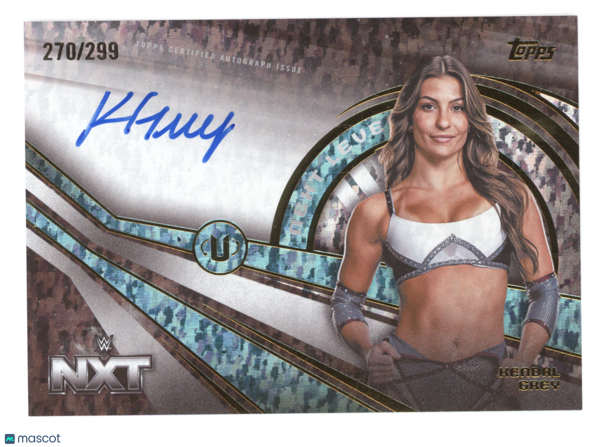 2026 Topps Universe WWE Next Level Autographs Kendal Grey #NLA-KG 270/299