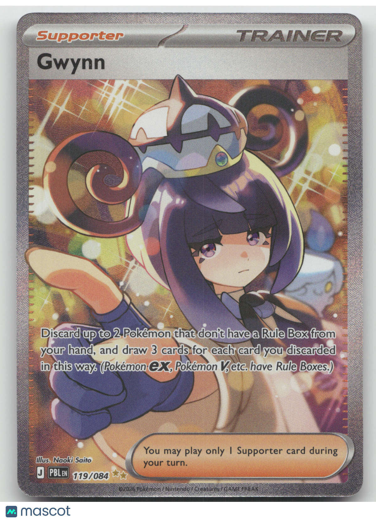 2026 Pitch Black Gwynn Secret Rare #119/084