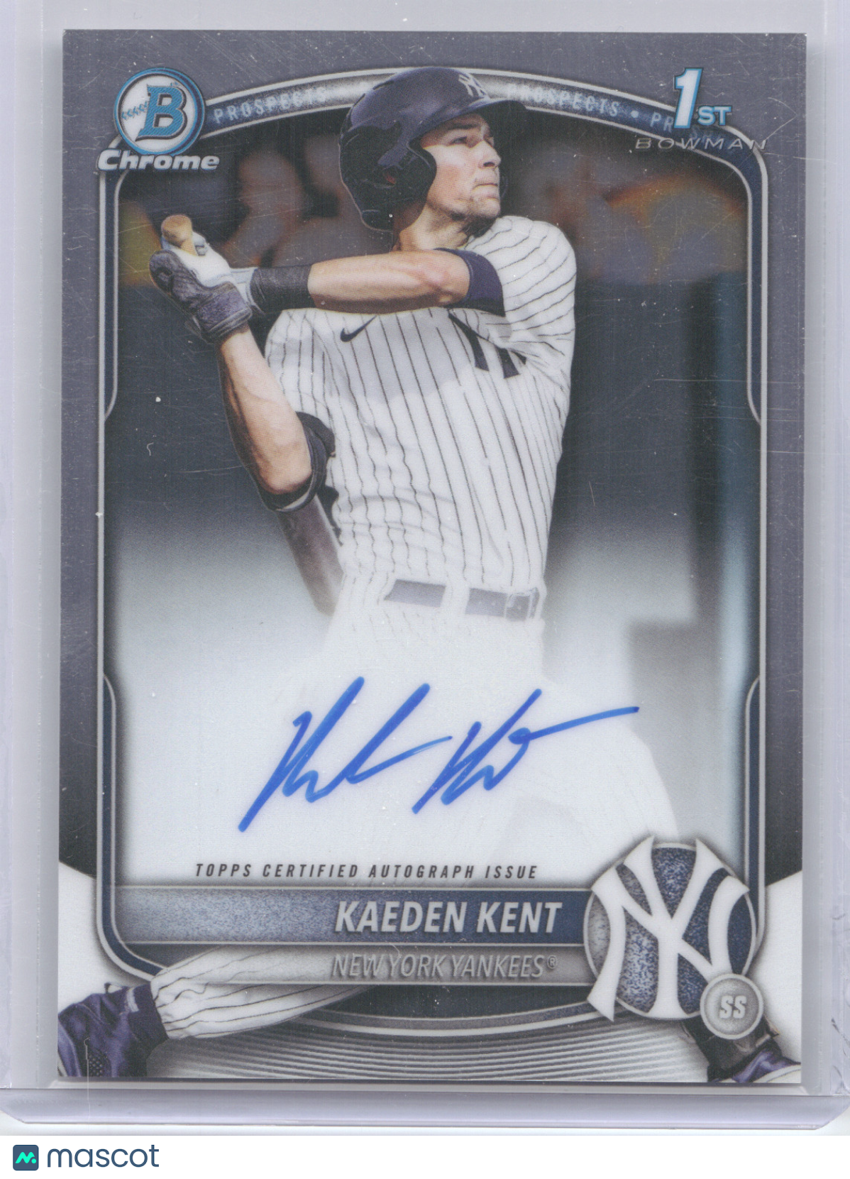 2025 Bowman Chrome Prospect Autograph Kaeden Kent #CPA-KKE