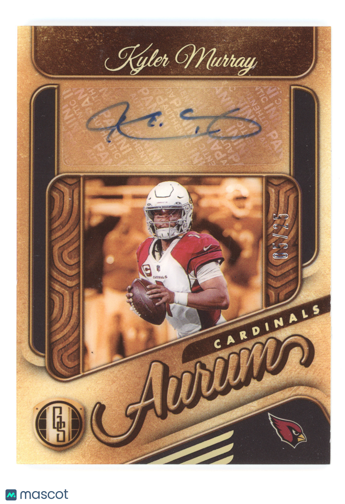 2022 Panini Gold Standard Kyler Murray #ARM-KMU Aurum Autograph 05/25