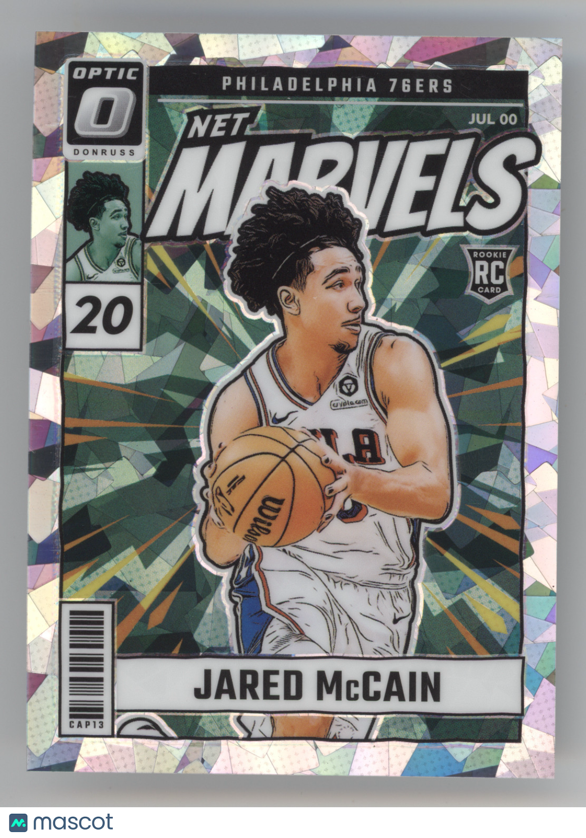 2025 Donruss Optic Net Marvels Jared McCain #23 Cracked Ice 22/25 RC