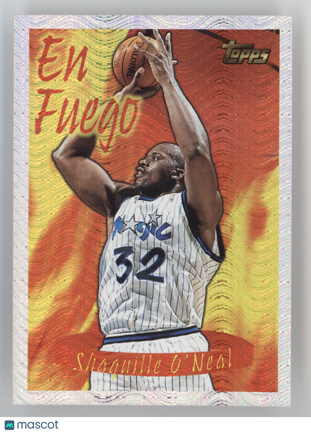 1996 Topps Season's Best En Fuego Shaquille O'Neal #3