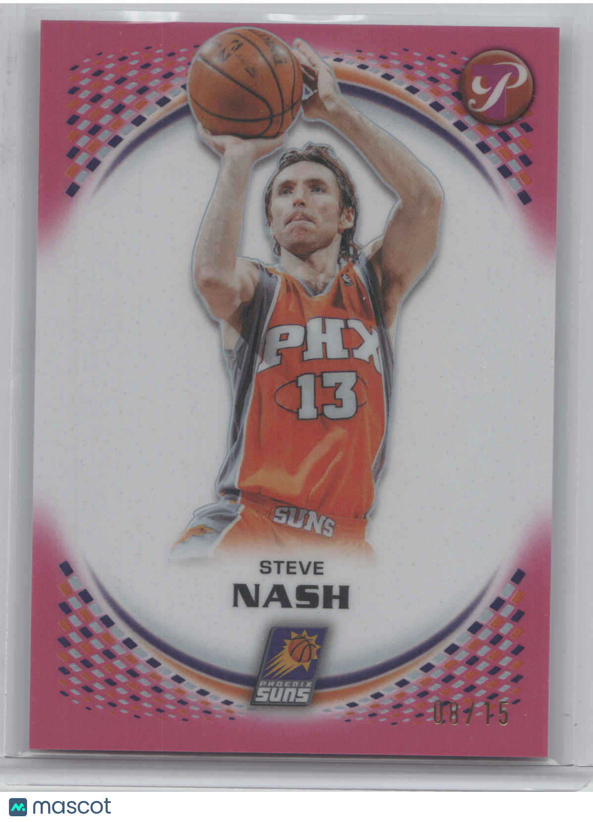 2025 Topps Pristine Steve Nash #100 Pink Refractor 08/15