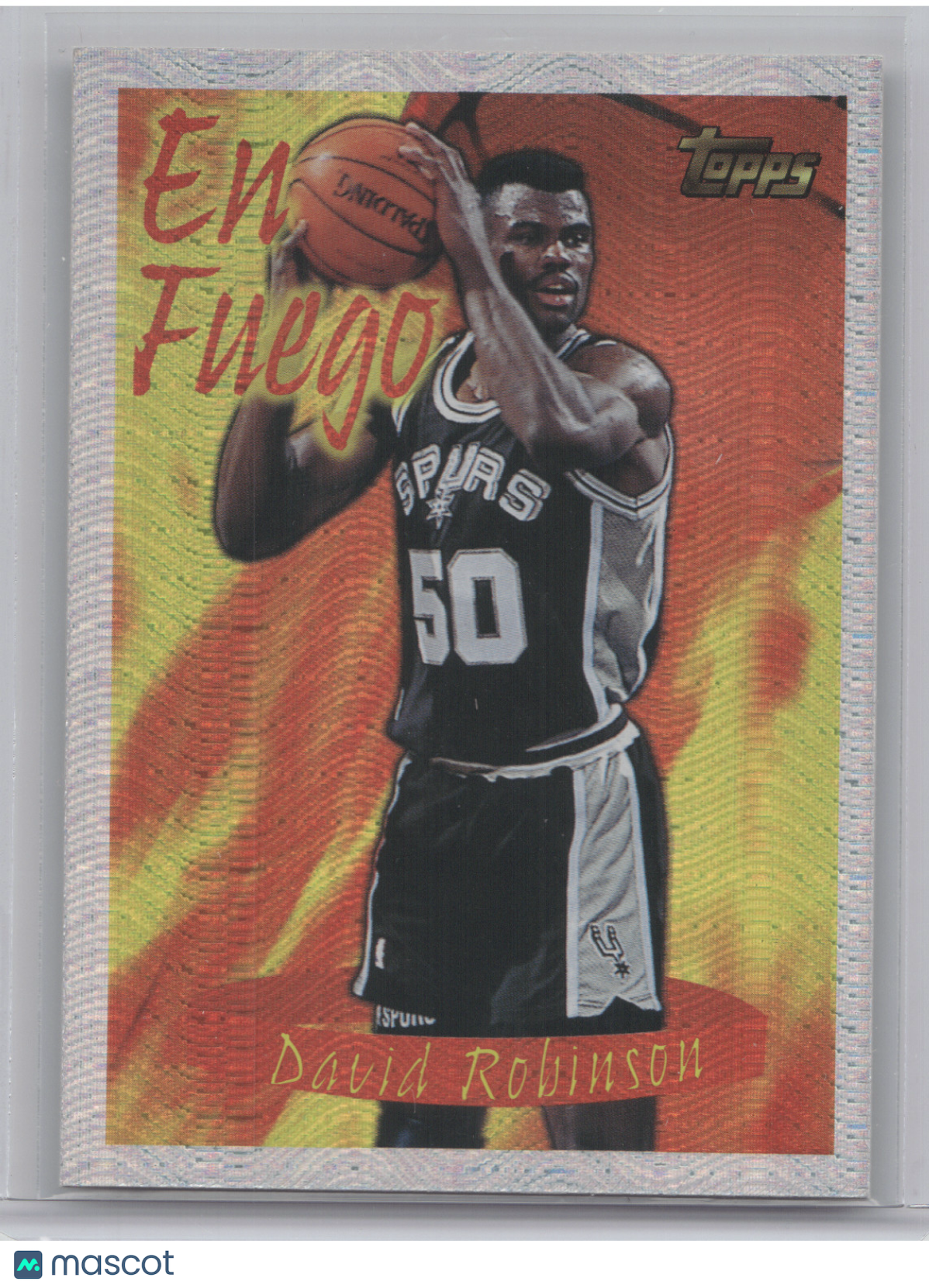 1996 Topps Season's Best En Fuego David Robinson #5