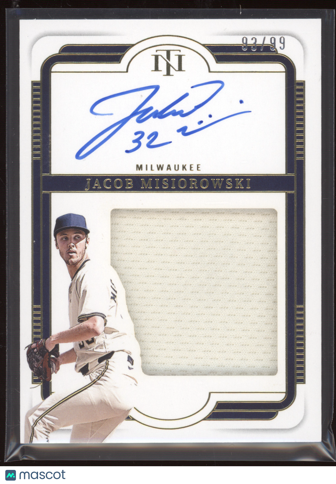 2025 Panini National Treasures Silhouette Signature Jacob Misiorowski #JMS 93/99