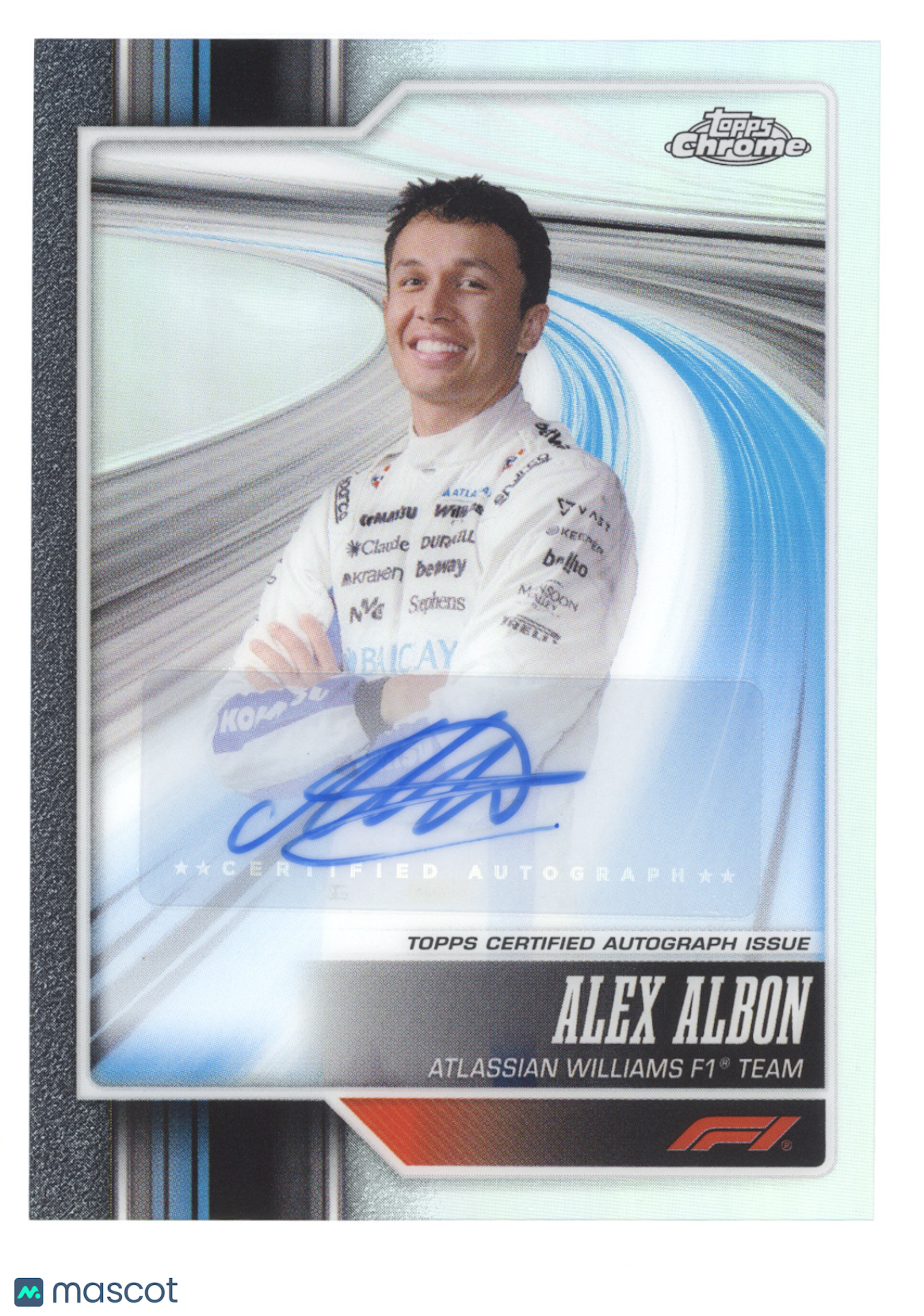 2026 Topps Chrome Formula 1 Autograph Alex Albon #CAC-AA