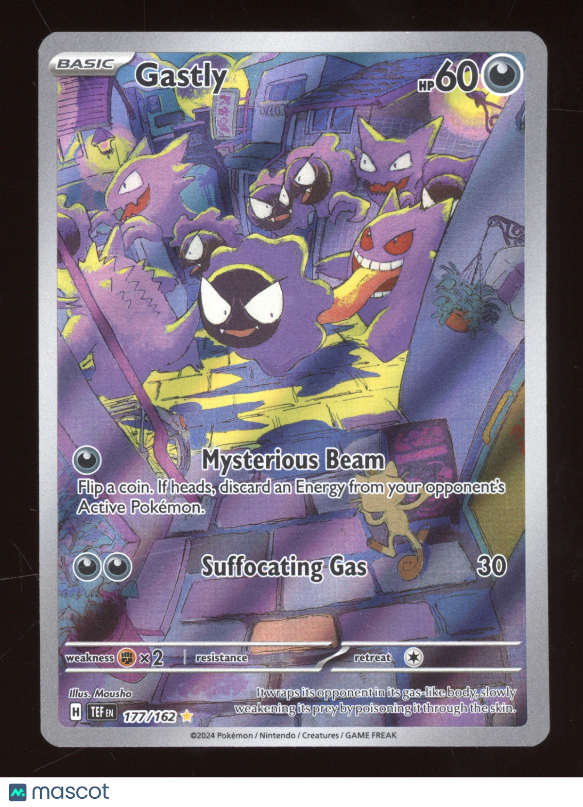 2024 Temporal Forces Gastly Secret Rare #177/162