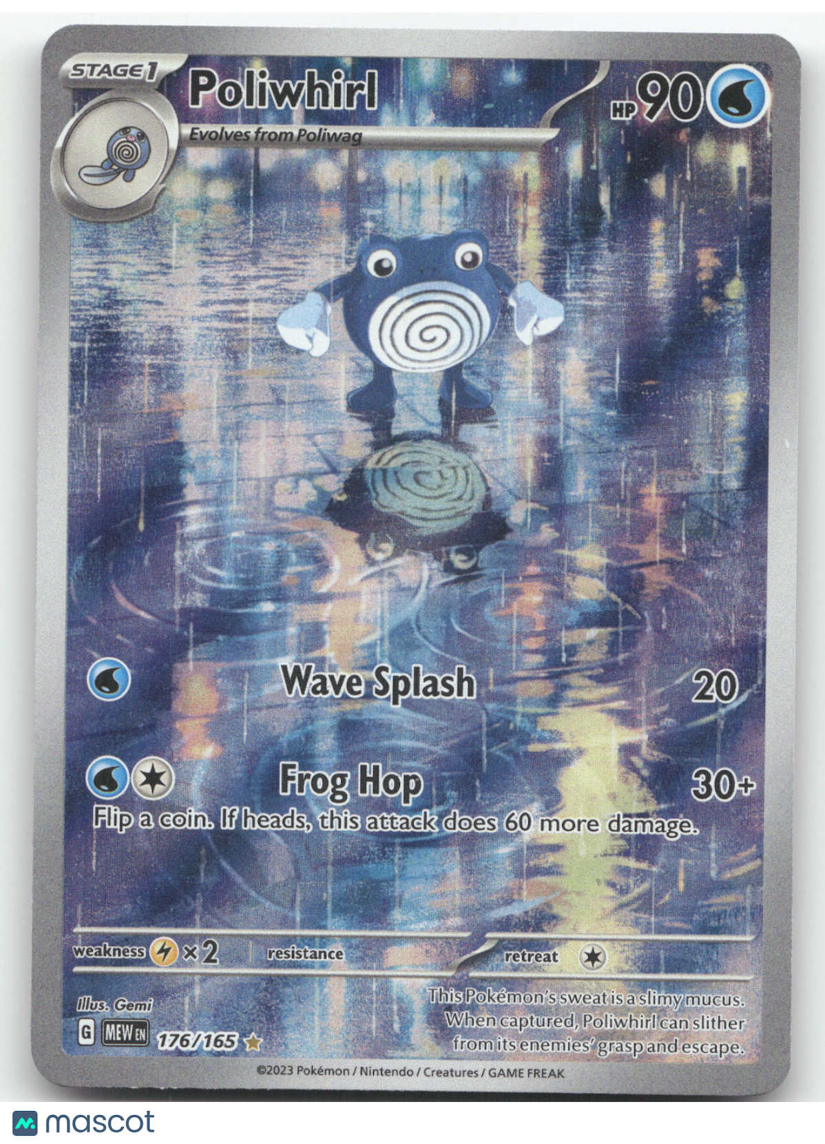 2023 Scarlet & Violet 151 Poliwhirl Secret Rare #176/165