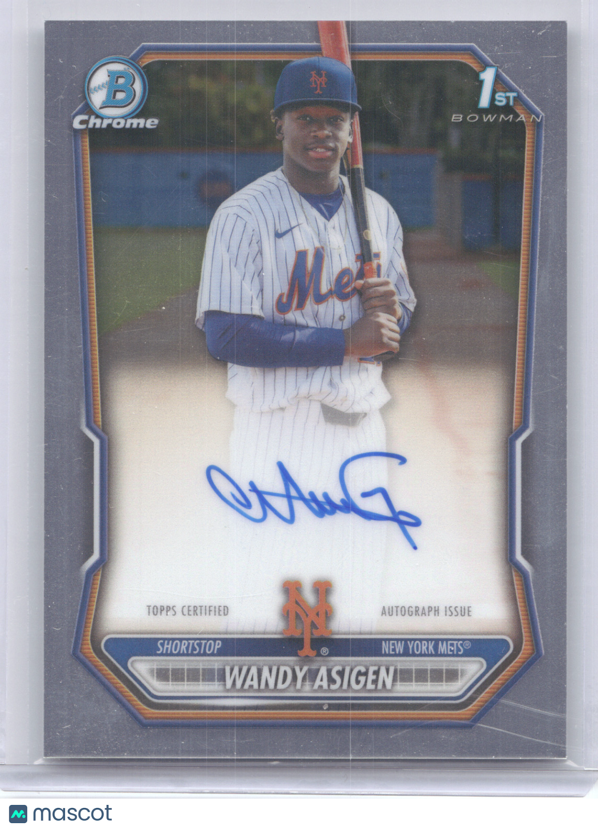 2026 Bowman Chrome Prospect Autograph Wandy Asigen #CPA-WA