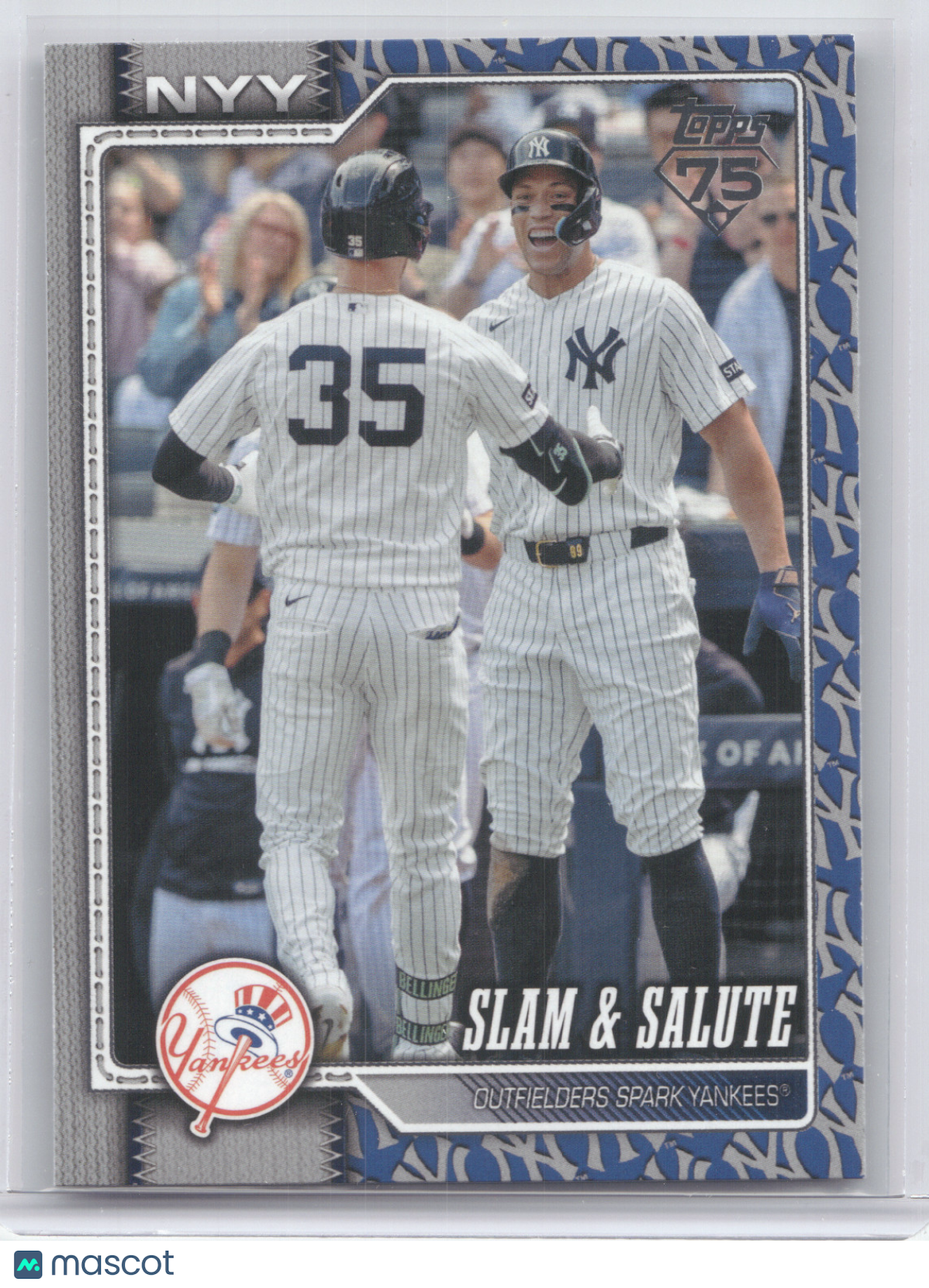 2026 Topps Update Series Slam & Salute (Bellinger, Judge) #US169 Logo Refractor