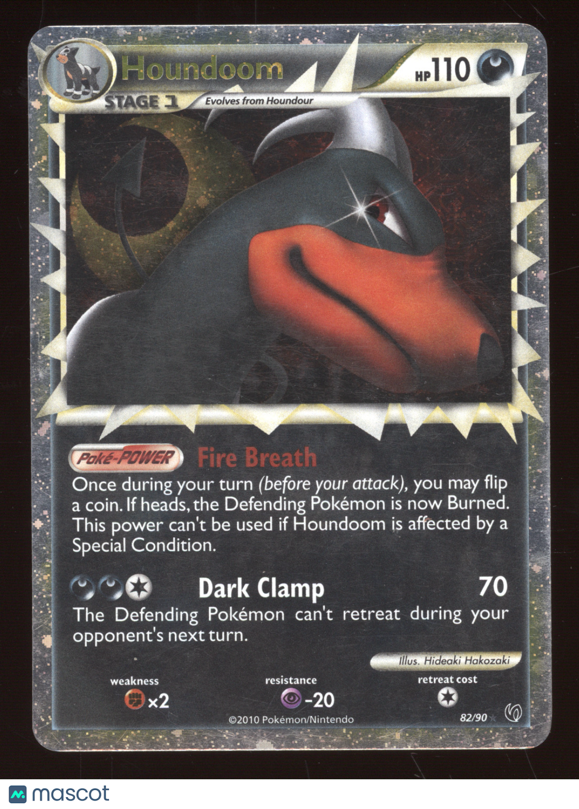 2014 HS Undaunted Houndoom Rare Prime #82/90