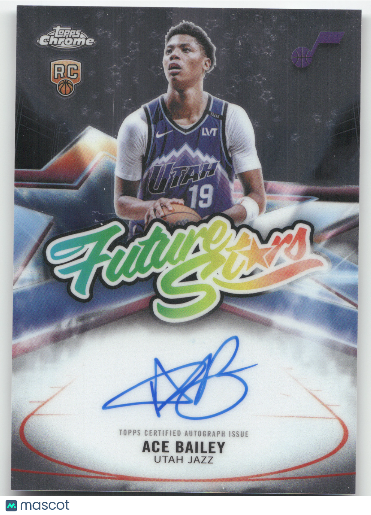 2025 Topps Chrome Updates Future Stars Autograph Ace Bailey #FS-AB RC