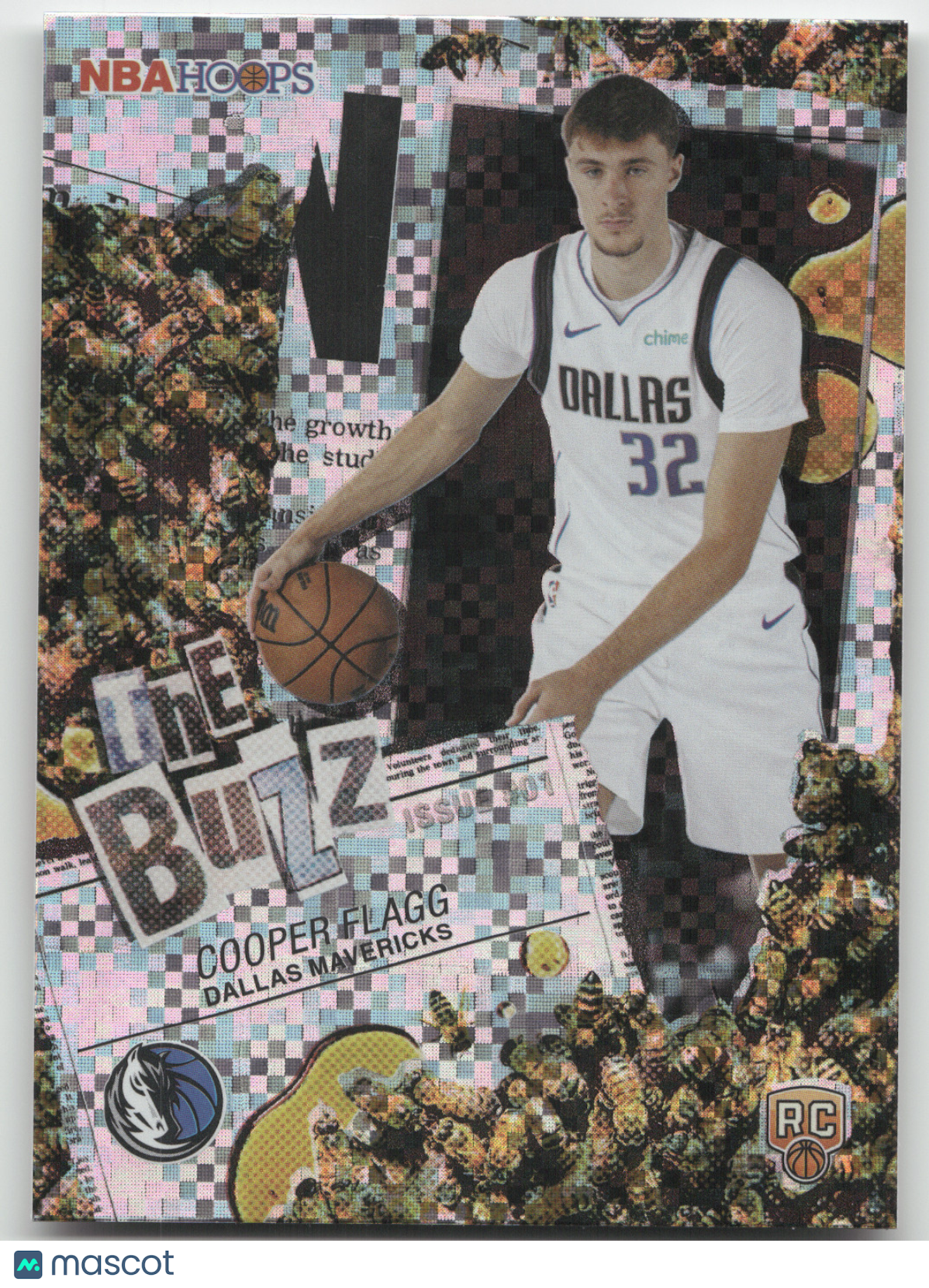 2025 Topps NBA Hoops The Buzz Cooper Flagg #TB-1 Light Burst RC