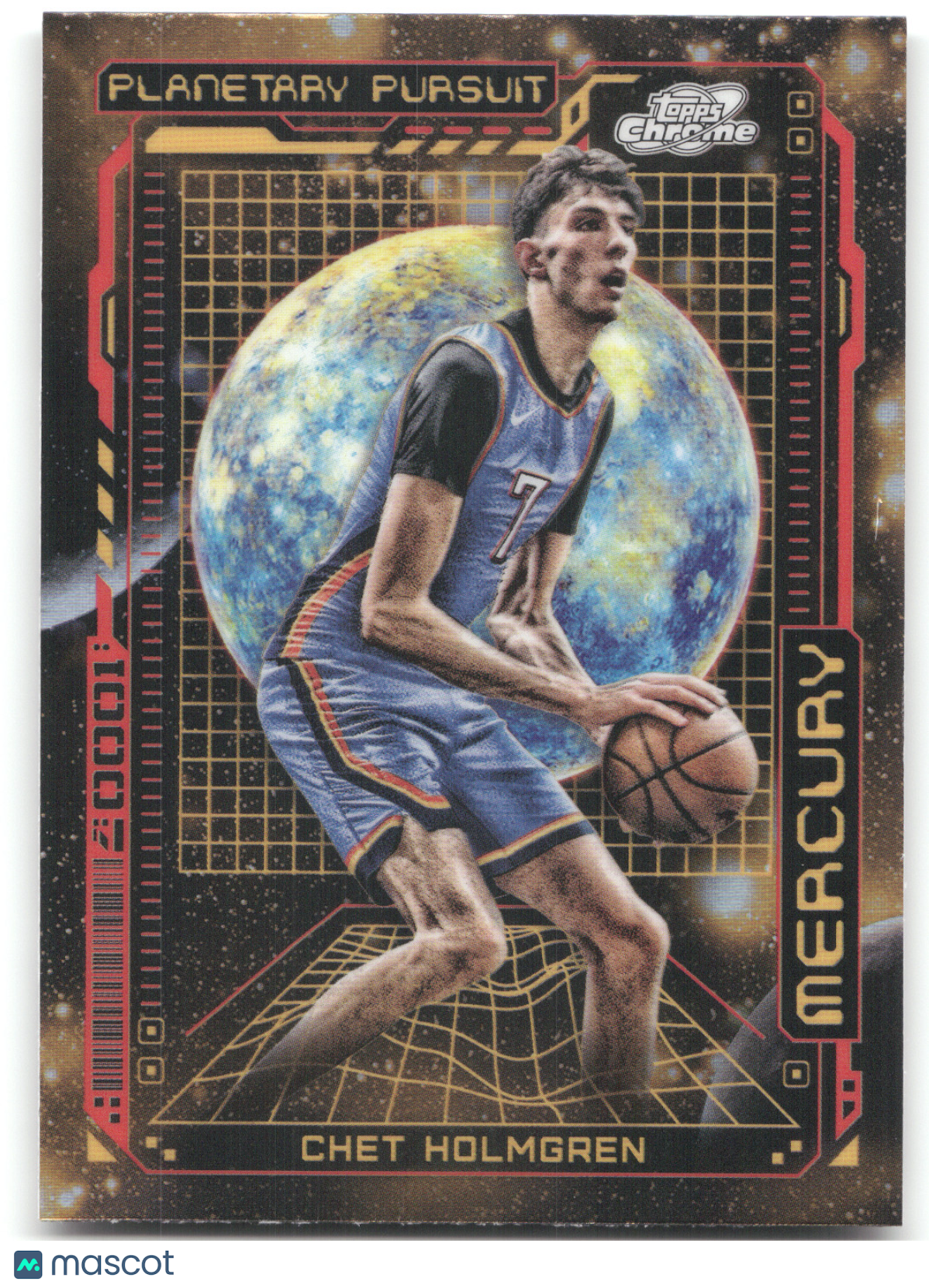 2023 Topps Cosmic Chrome Planetary Pursuit Chet Holmgren #PPM-8 Mercury