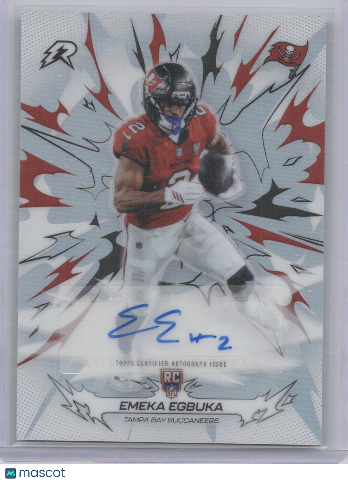 2025 Topps Resurgence Signature Emeka Egbuka #191 RC