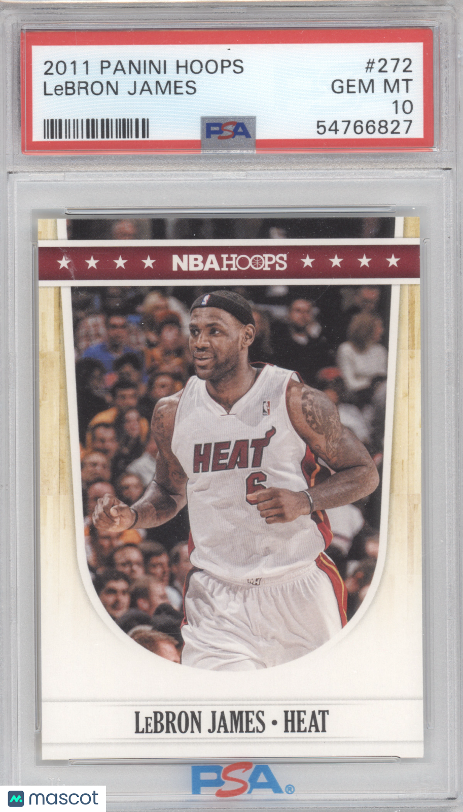 2011 Panini Hoops LeBron James #272 PSA 10