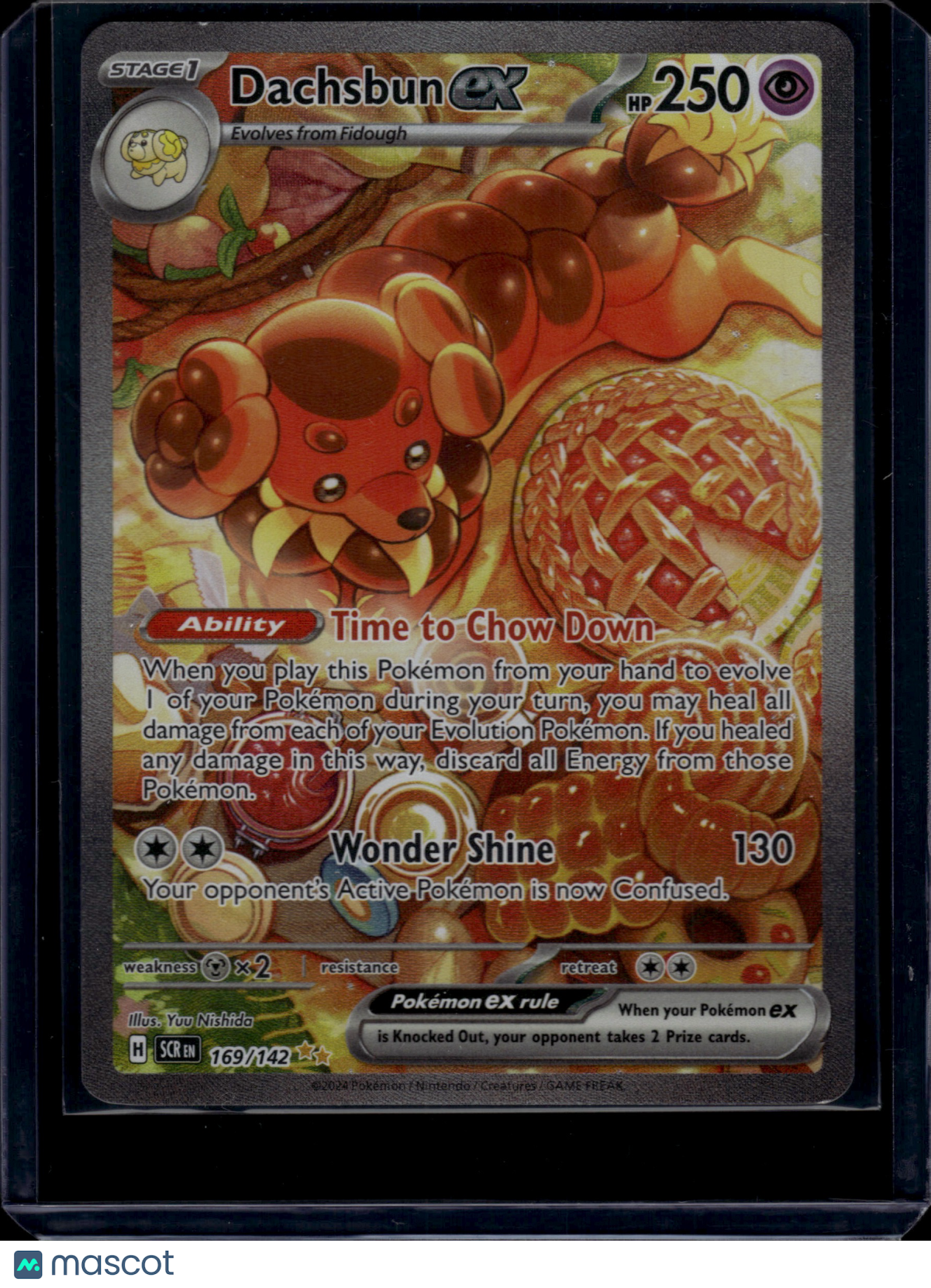 Dachsbun ex #169/142 2024 Pokemon S&V Stellar Crown