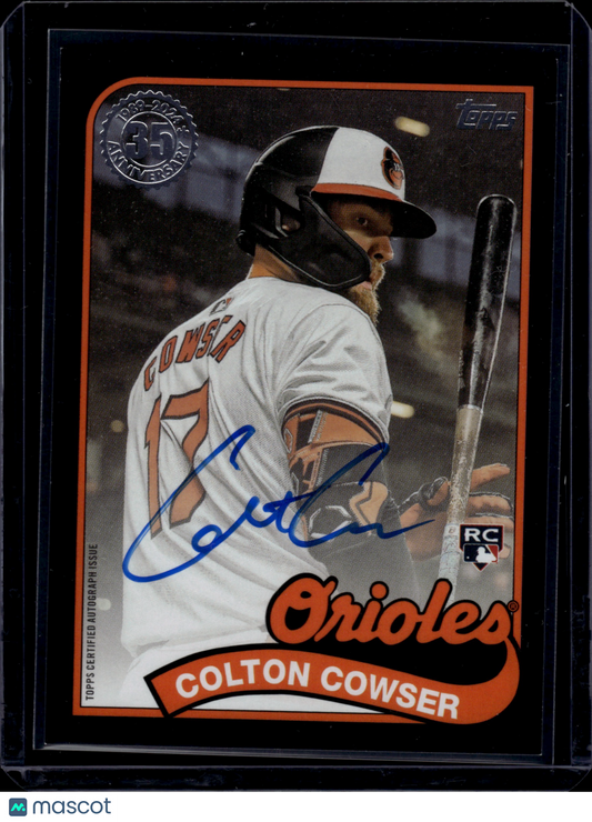 2024 Topps Chrome Update Colton Cowser #89AU-CC 1989 Auto 066/199