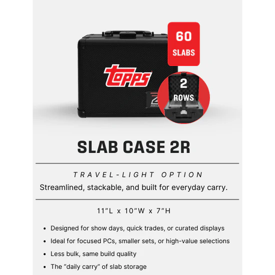 Topps x Zion Cases 2-Row Slab Case – Limited Edition