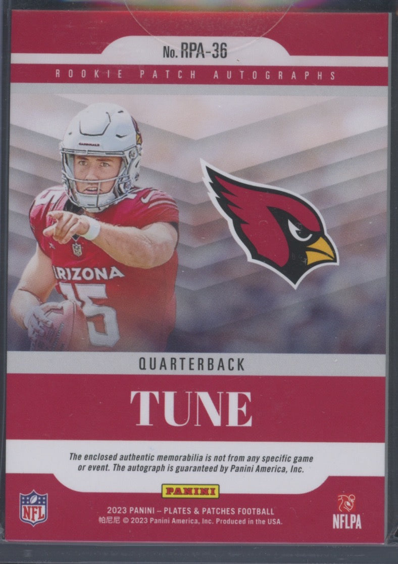 2023 Plates & Patches Clayton Tune #RPA-36 Red 12/50