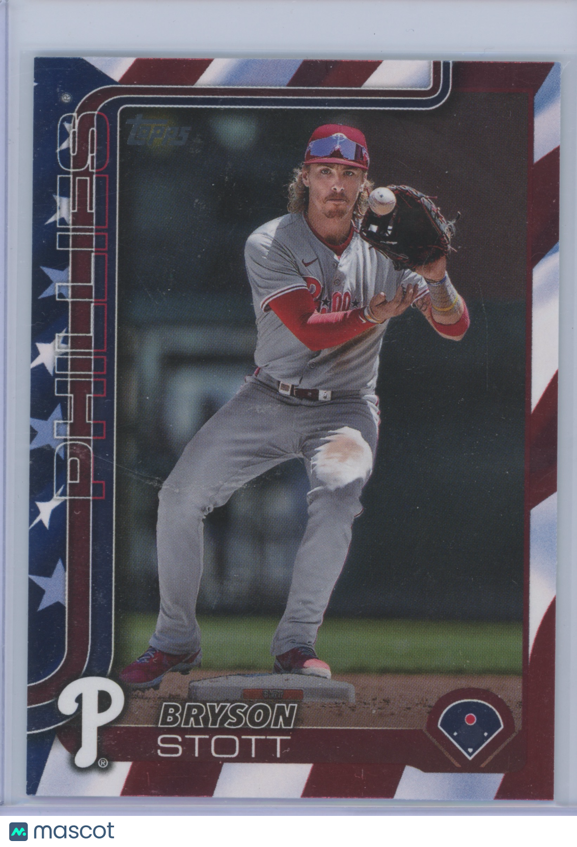 2025 Topps Bryson Stott #147 Independence Day 28/76