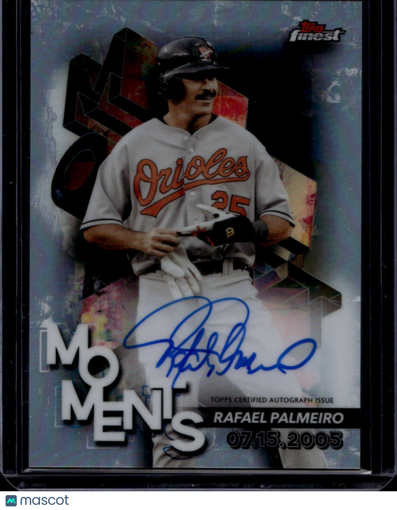 2024 Topps Finest Rafael Palmeiro #FMA-RP Moments
