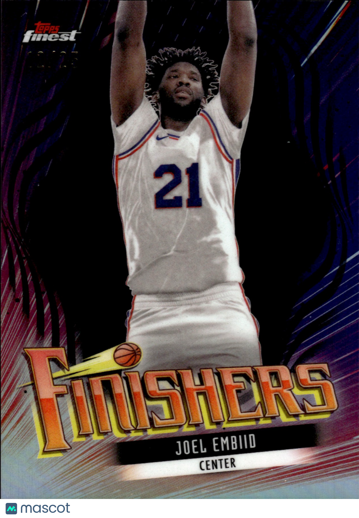 2024 Topps Finest Joel Embiid #F-7 12/25