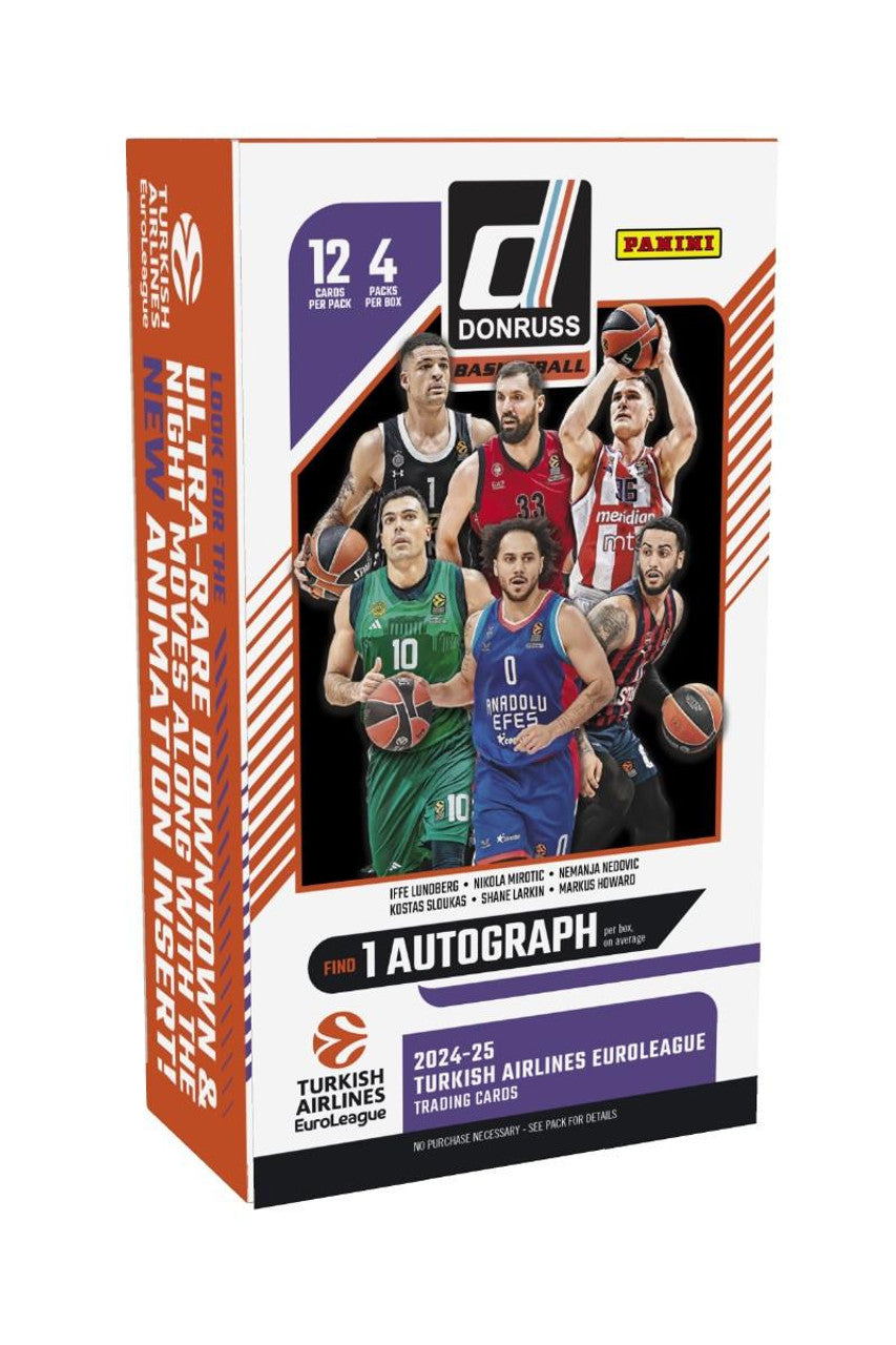 2024-25 Panini Donruss Euroleague Basketball Hobby Box