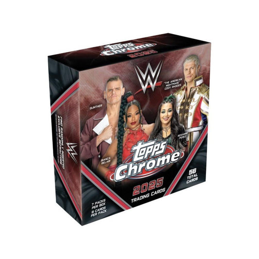 2025 Topps WWE Wrestling Chrome Mega Box