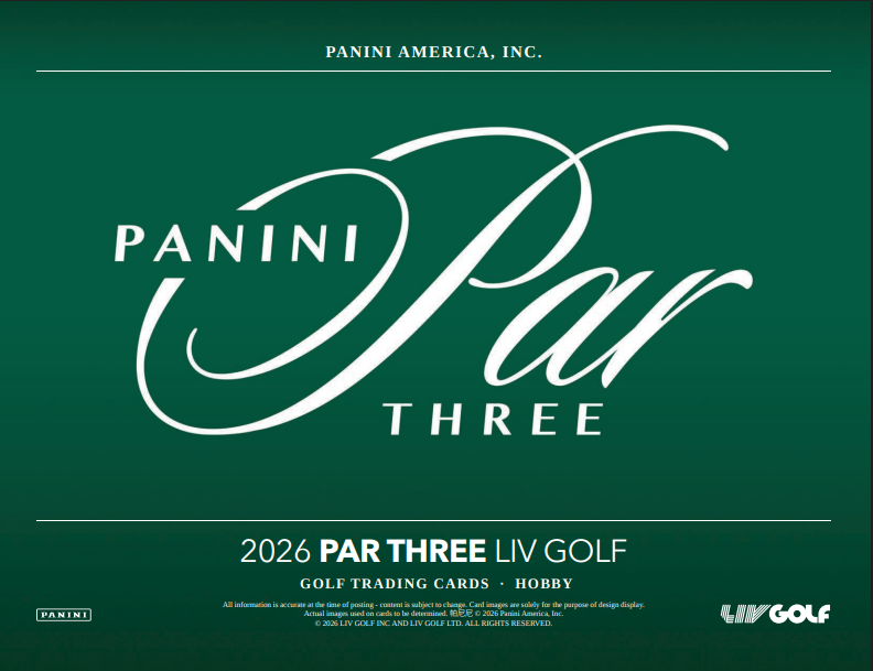 2026 Panini Par Three LIV Golf Hobby Box