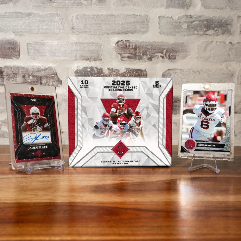 Arkansas Football 2026 ONIT Team Set Platinum Box