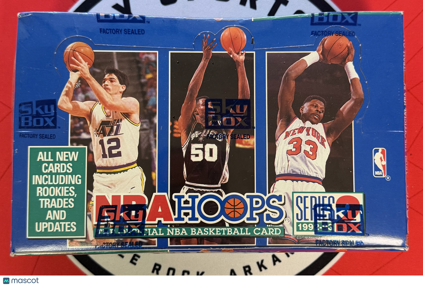 1992-93 NBA Hoops Basketball sealed box
