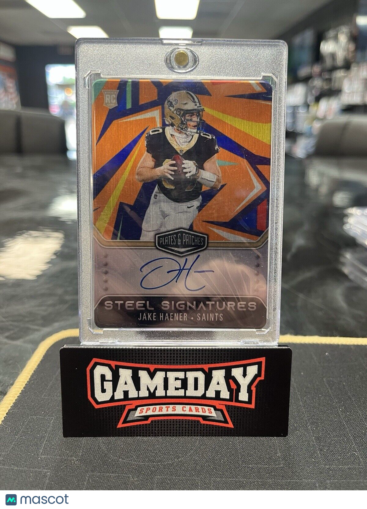 2023 Panini Plates & Patches Jake Haener Steel Signatures Auto /5