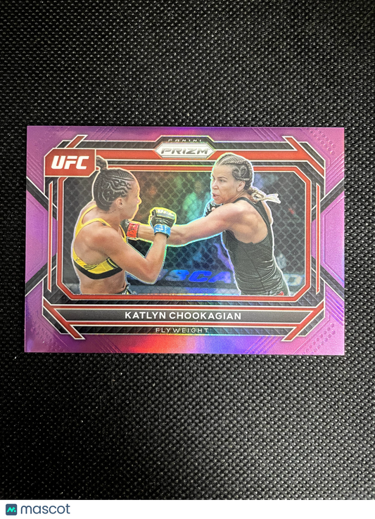 2023 Panini Prizm UFC Katlyn Chookagian Purple Prizm  122/149