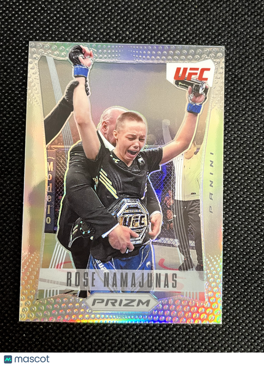 2022 Prizm UFC Rose Namajunas Flashbacks Silver Prizm