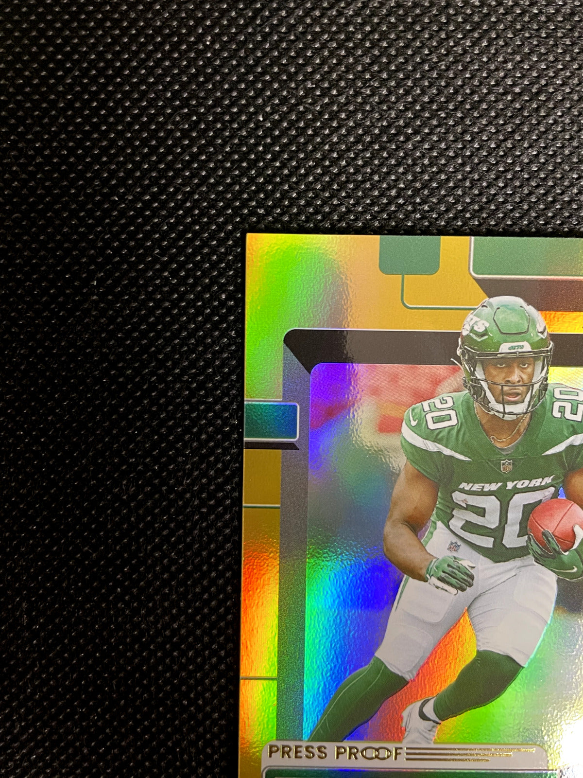 2022 Donruss Breece Hall Gold Press Proof Rated Rookie New York Jets