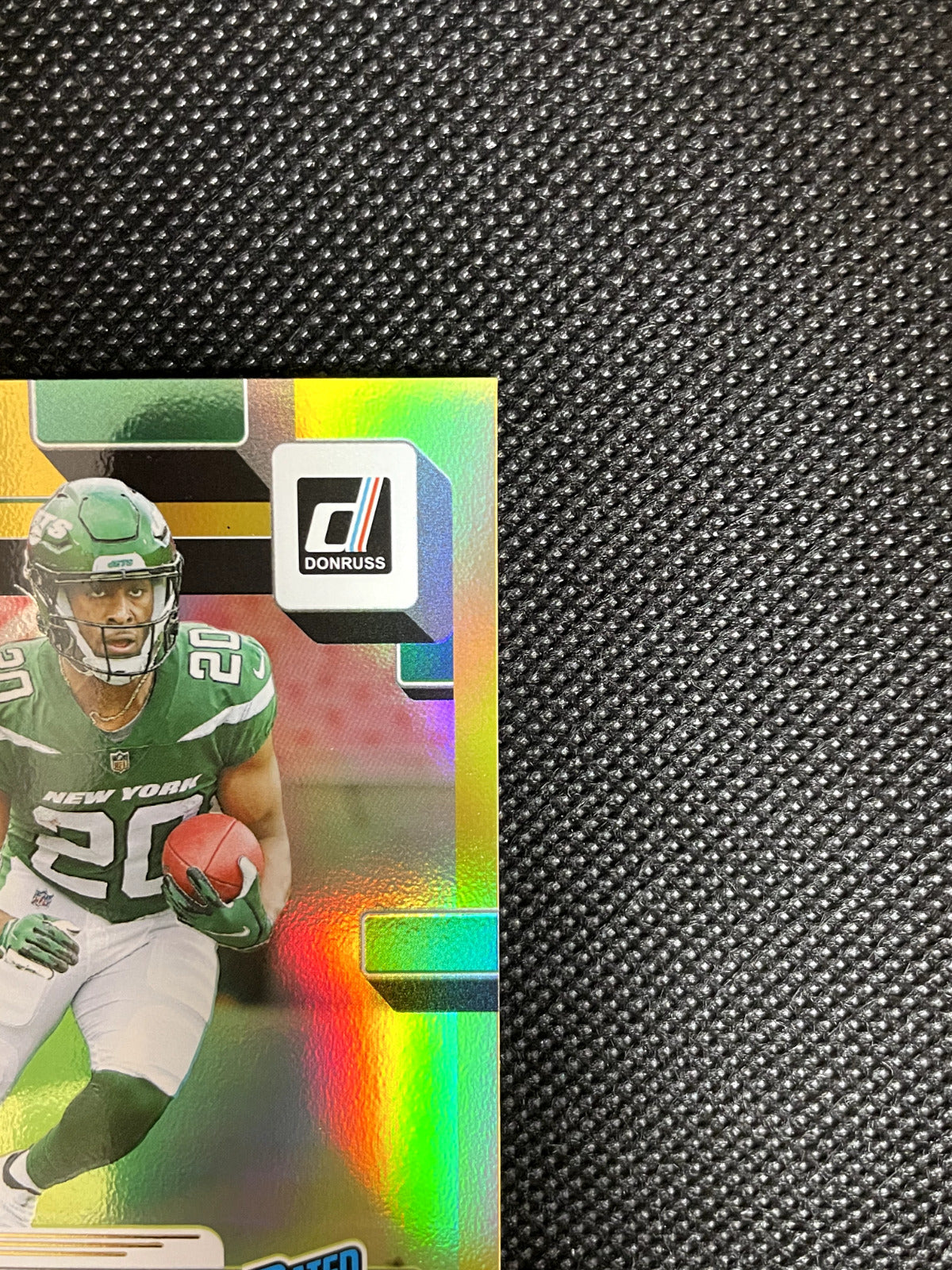 2022 Donruss Breece Hall Gold Press Proof Rated Rookie New York Jets