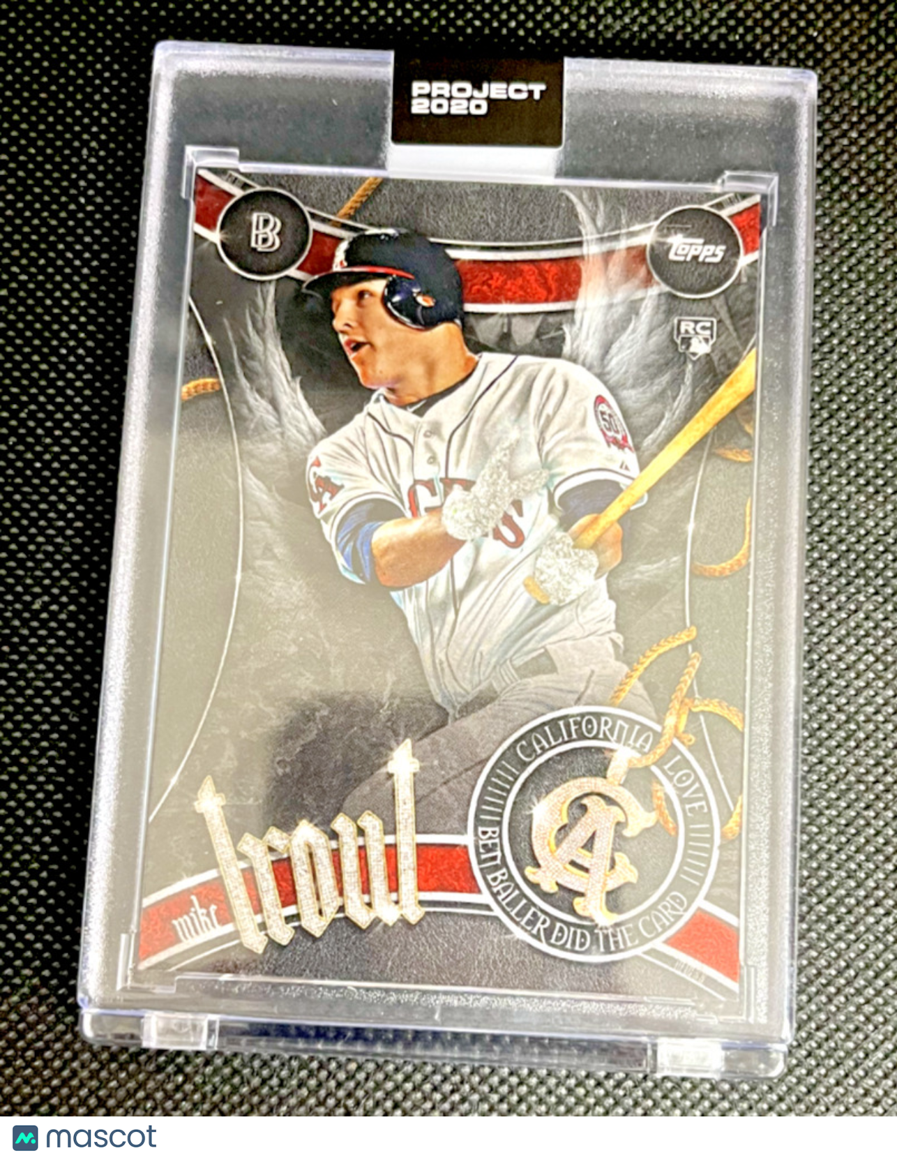 Topps Project 2020 Mike Trout Rookie Reprint by Ben Baller