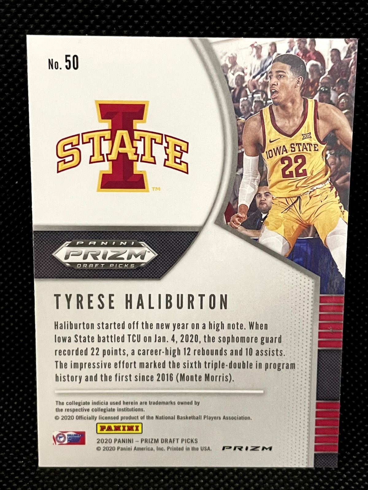 2020 Panini Prizm Draft Picks Green Tyrese Haliburton Rookie