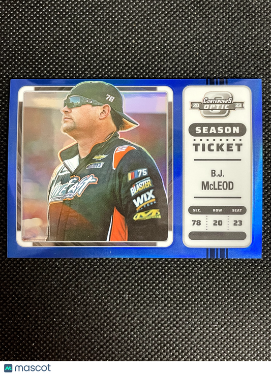 2023 Chronicles Contenders Optic Racing BJ McLeod Blue 044/199