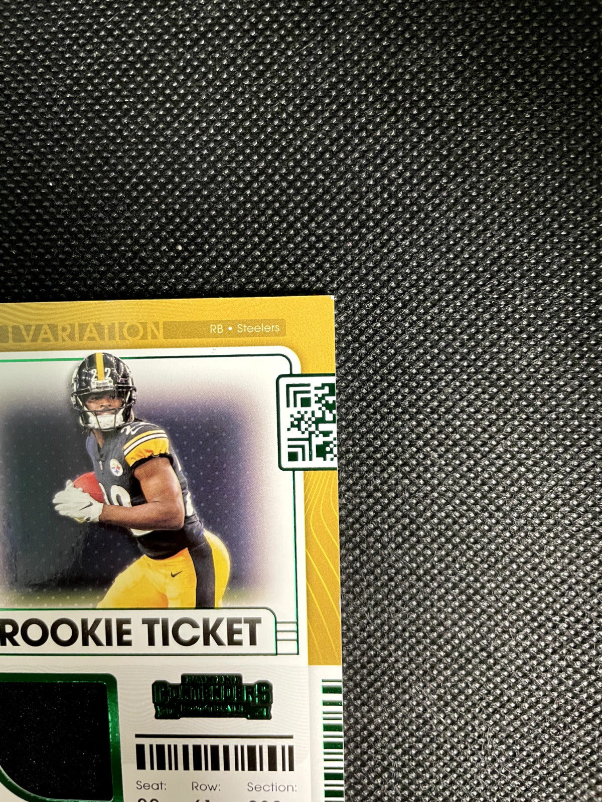 2021 Contenders Najee Harris Variation Rookie Ticket Jersey Patch