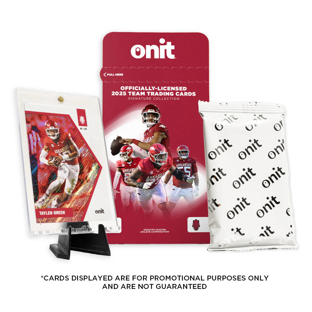 ONIT University of Arkansas Football 2025 Trading Cards - Single Pack