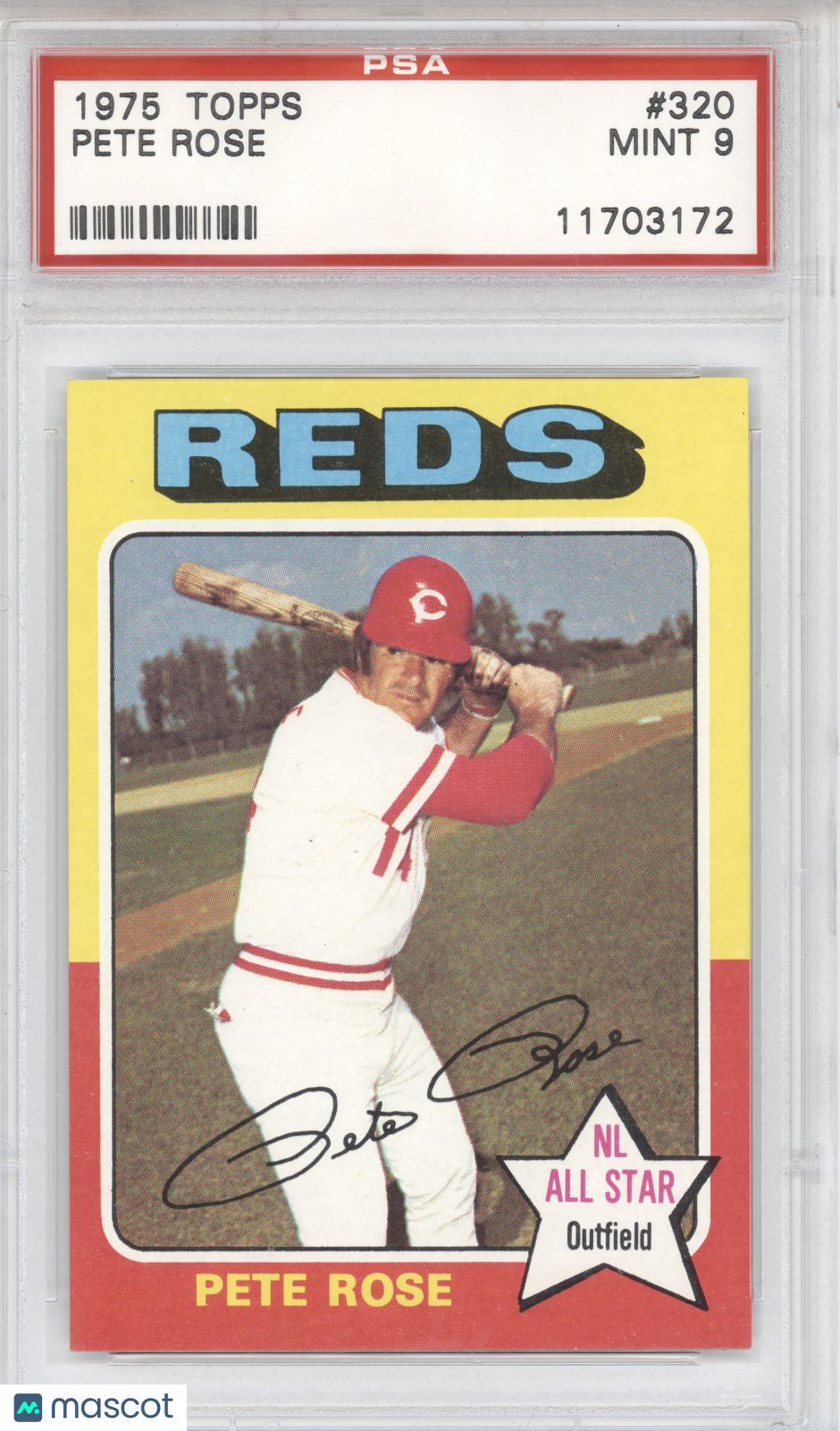 1975 Topps Pete Rose #320 PSA 9