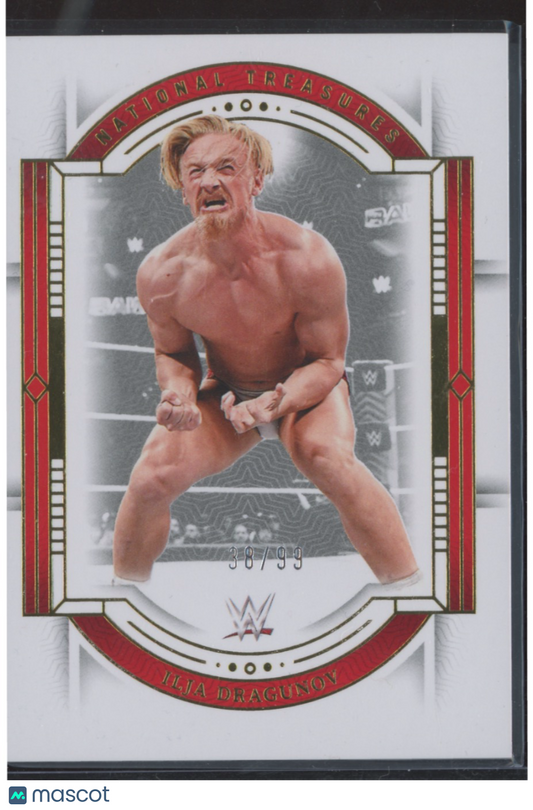 2024 Panini National Treasures WWE Ilja Dragunov #27 38/99